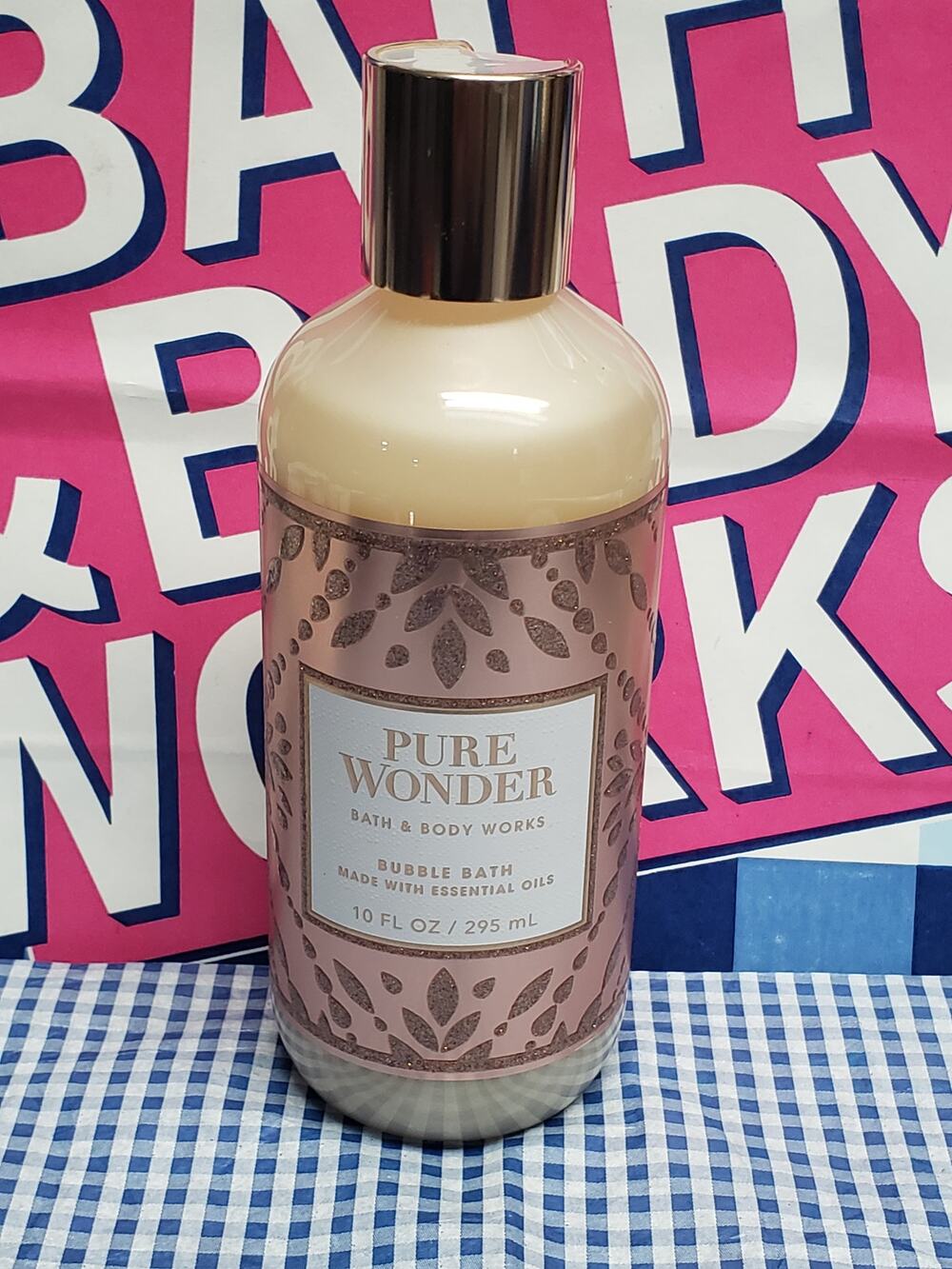 BBW Pure Wonder Luxurious Bubble Bath w. Essential Oils Rich Creamy Foam